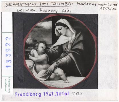 Vorschaubild Sebastiano del Piombo: Madonna mit Kind. London, Pouncey Collection 